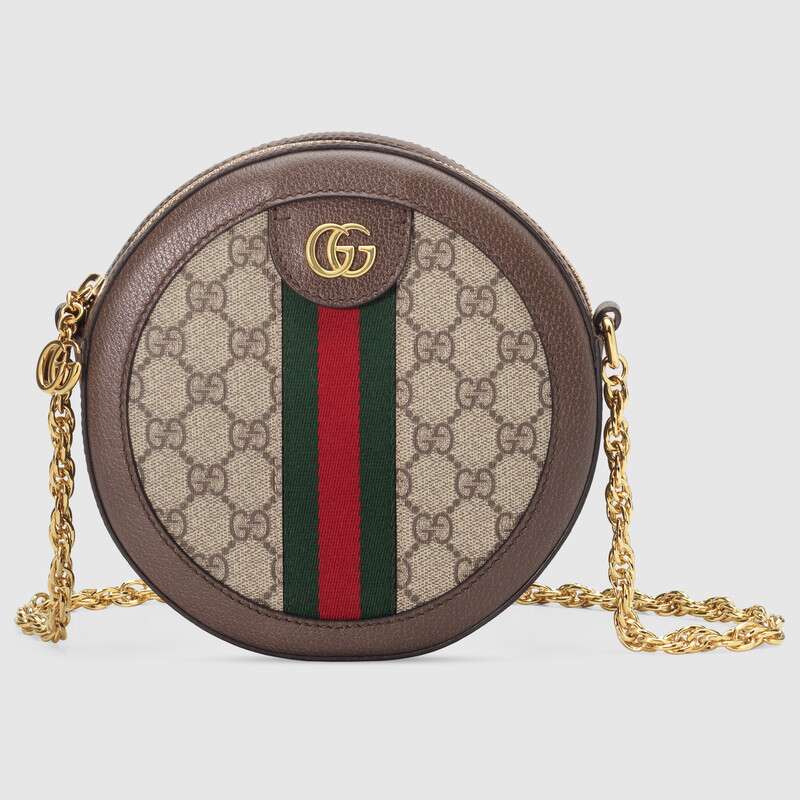 Gucci Ophidia Mini GG Round Shoulder Bag 550618